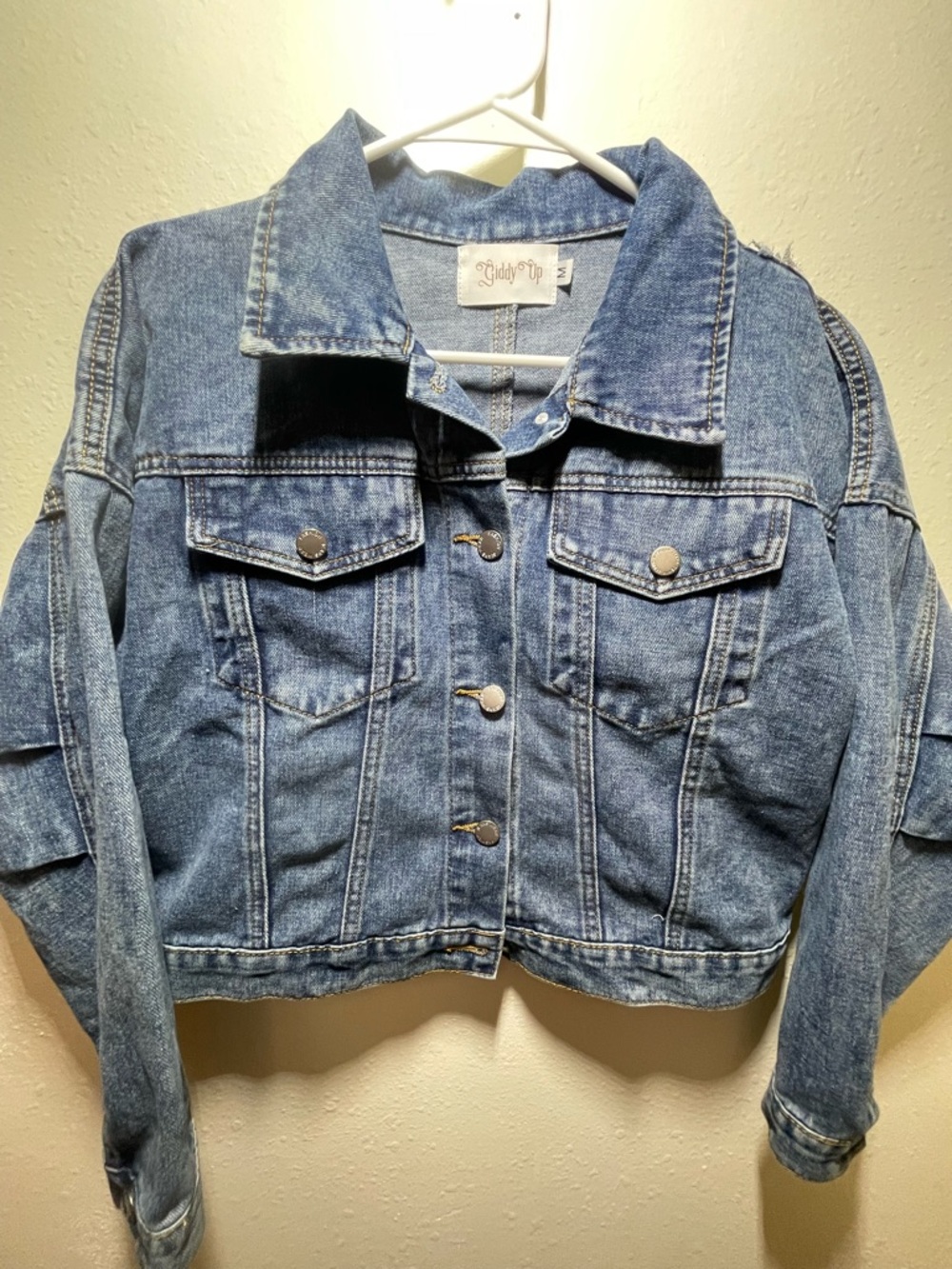 Giddy Up denim blue Jacket Woman Size M